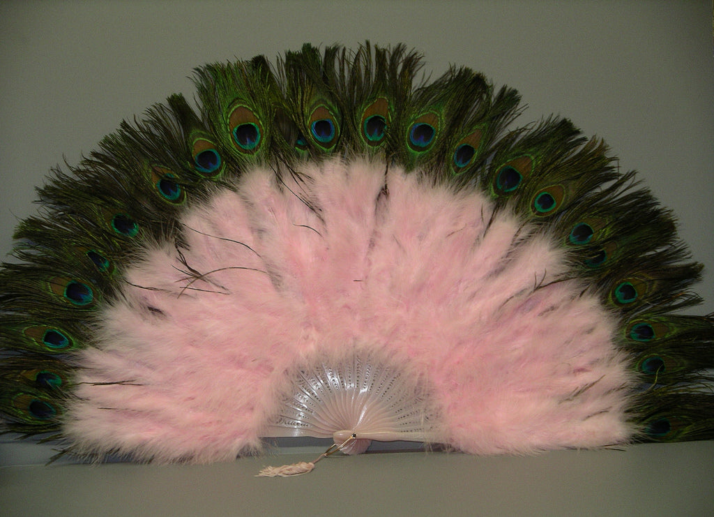 Marabou Fan w/ Peacock