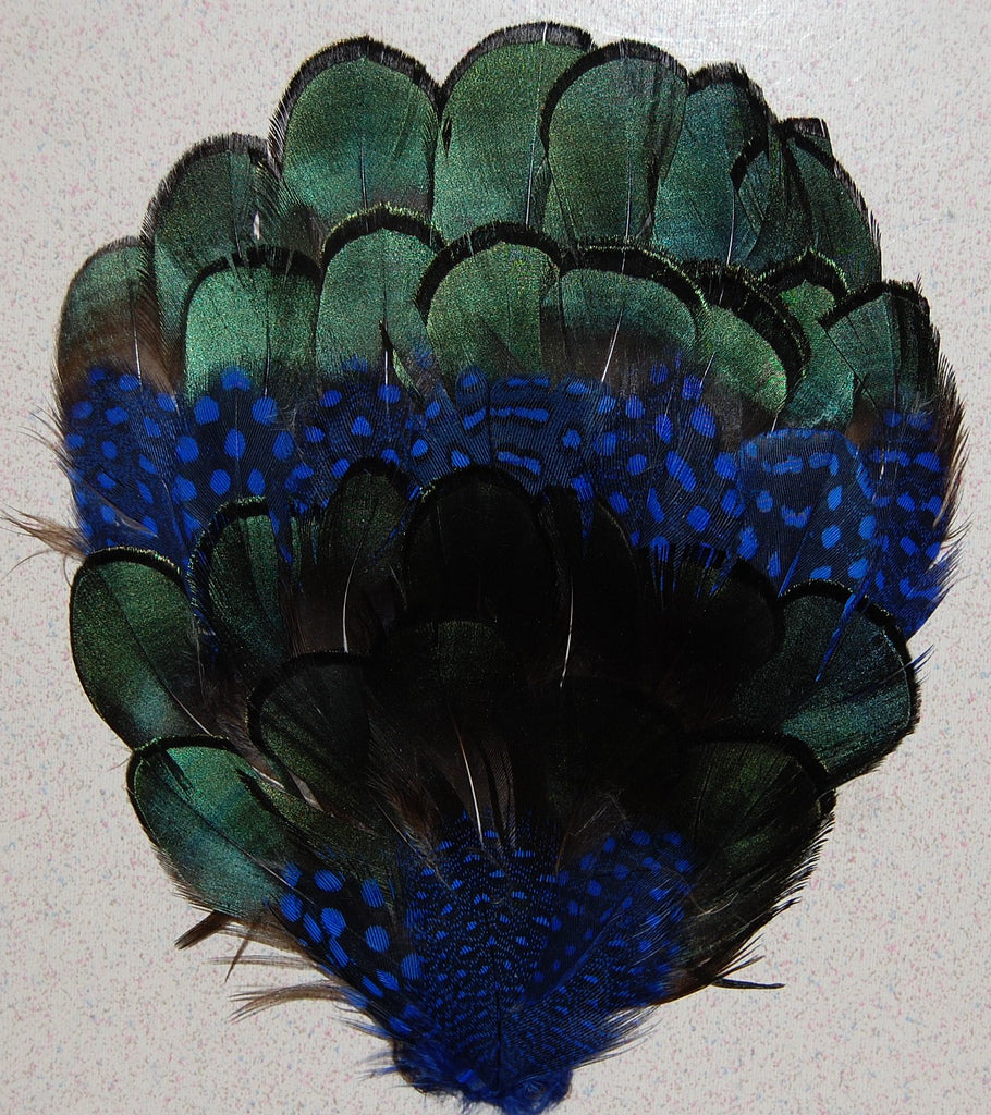 Natural Black Pheasant/Dyed Guinea Pad