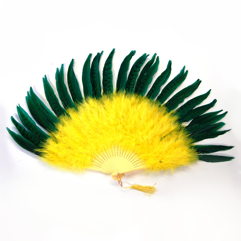 Marabou Fan with Dyed Pheasant Tails